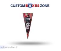 Custom Ice Cream Cone Sleeve Packaging A Product Related To French Fries Cone Holders