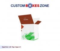 Custom Seal End Boxes with Tear A Product Related To Panel Hanger Snap Lock Bottom