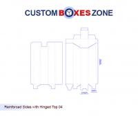Reinforced Sides with Hinged Top Custom Boxes Manufactures