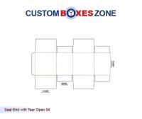 Seal End Boxes with Tear Open Box Template