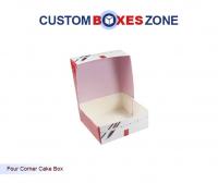 Four Corner Customized Cake Boxes