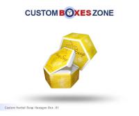 Custom Printed Herbal Soap Hexagon Packaging Boxes Wholesale A Product Related To Custom Ice Cream Boxes
