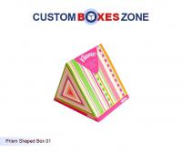 Custom Prism Shaped Boxes A Product Related To Mailer with Zipper