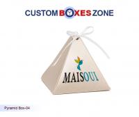 Custom Pyramid Logo Printed Boxes