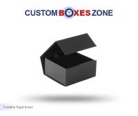 Custom Printed Foldable Rigid Boxes Wholesale