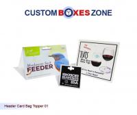Custom Header Card Bag Boxes A Product Related To Document Folder