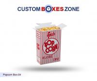 Custom Lid Open Popcorn Box