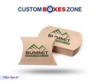 Custom Kraft Pillow Boxes Packaging With Logo Wholesale A Product Related To Custom Suitcase Boxes