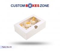 Custom Paper Pastry Box Packaging With Inserts