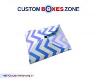Custom Half Circular Interlocking A Product Related To Four Corner Cake Boxes
