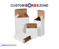Custom Blank Empty Cardboard Reverse Tuck End Box Packaging