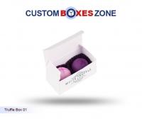 Custom Tuck Front Open Truffle Box A Product Related To Custom Donut Boxes