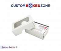 Custom Window Business Cards Boxes A Product Related To E Commerce Boxes