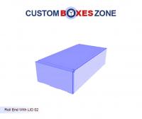 Customized Printed Roll End Boxes with LID