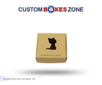 Custom Printed Kraft Die Cut Boxes Wholesale