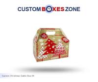 Custom Printed Christmas Gable Boxes Wholesale