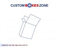 Custom Printed Seal End Boxes with Tear Open and Lock