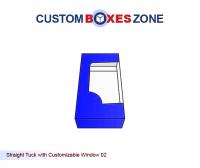 Custom Straight Tuck End Boxes with Customizeable Window
