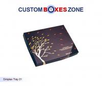 Custom Simplex Tray Boxes A Product Related To Seal End with Tear Open