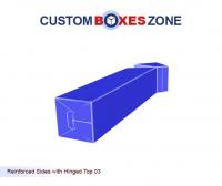 Wholesale Custom Boxes Reinforced Sides with Hinged Top
