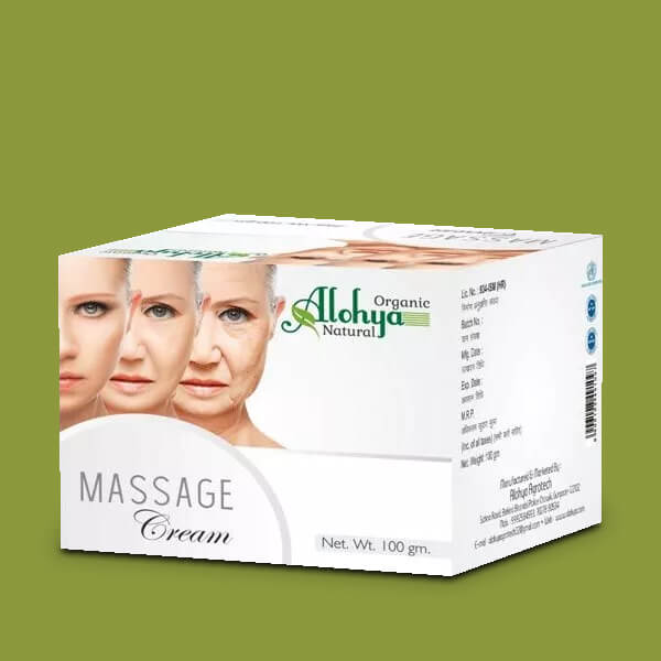 Personal Care Packaging (Custom Printed Massage Cream Boxes)