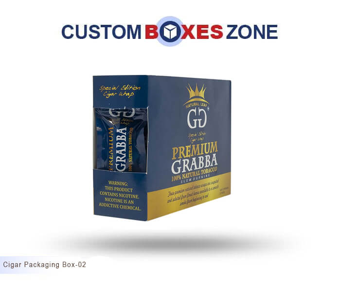 Custom Printed Cigar Packaging Boxes Wholesale