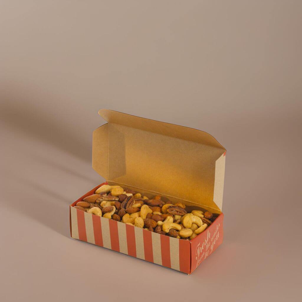 Custom Printed Nuts Packaging Boxes Wholesale