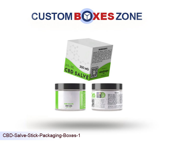Custom CBD Salve Stick Boxes
