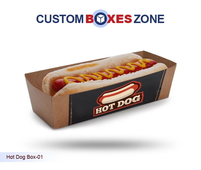 Custom Hot Dog Boxes With Logo