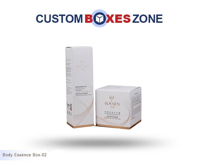 Custom Printed Body Essence Packaging Boxes Wholesale
