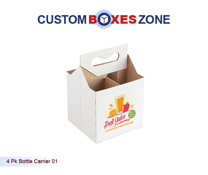 Bottom Closure (4 Pk Bottle Carrier Box Packaging)