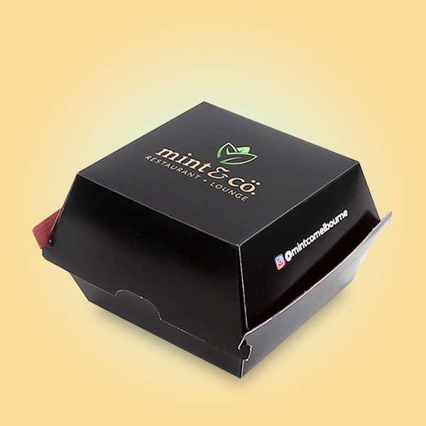Custom Kraft Burger Boxes