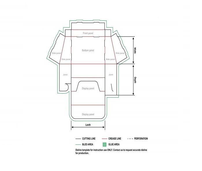 Download Custom Self Locked Counter Display Tray Boxes Packaging Wholesale