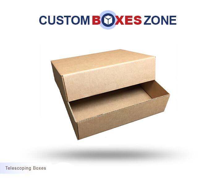 Custom Printed Telescoping Boxes Wholesale Packaging - CBZ