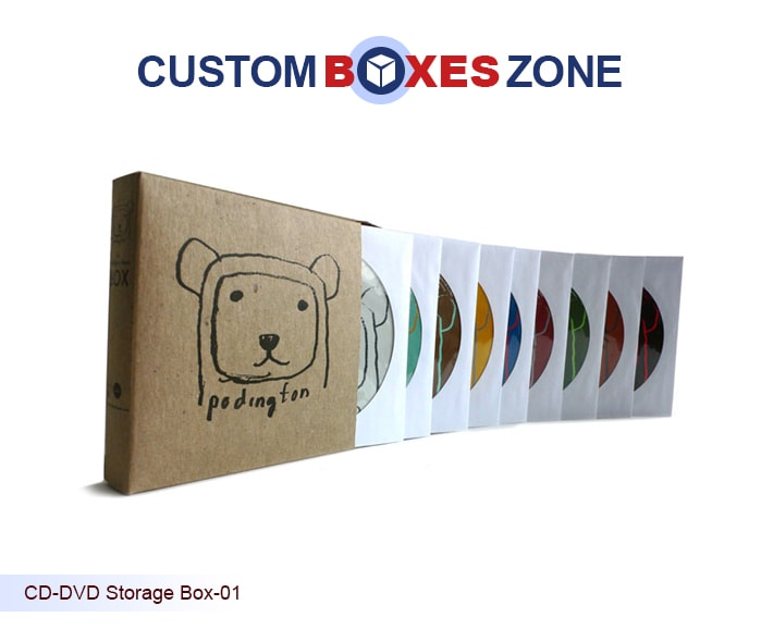 Custom CD Storage Cardboard Boxes