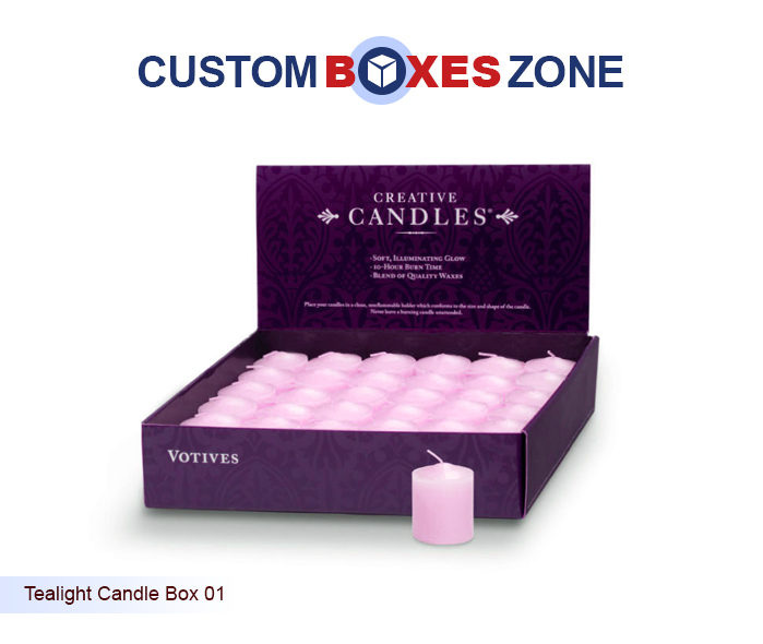Custom Display Tealight Candle Boxes Wholesale Box Packaging