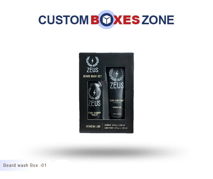 Custom Printed Beard Wash Packaging Boxes Wholesale