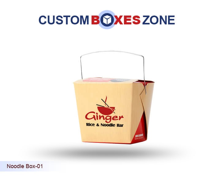 Custom Food Boxes (Custom Gable Noodle Boxes)