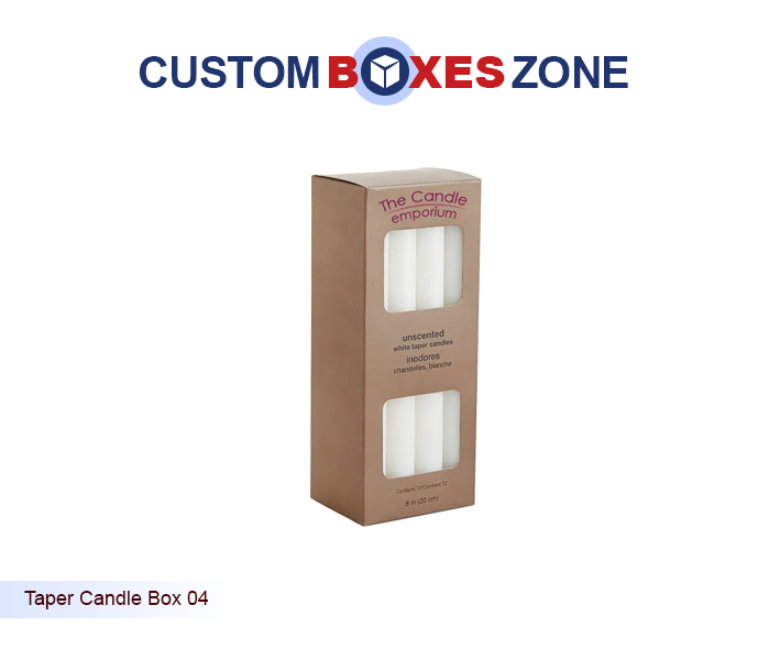 Custom Taper Candle Packaging Boxes - Custom Boxes U