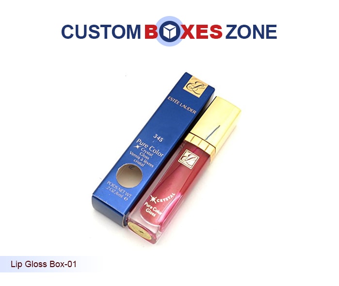Custom Printed Die Cut Lip Gloss Boxes 