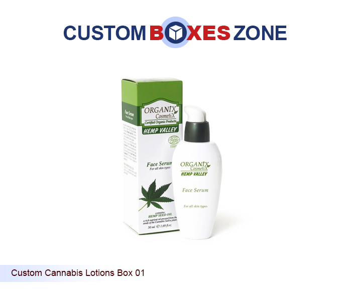 Custom CBD Lotion Box Packaging