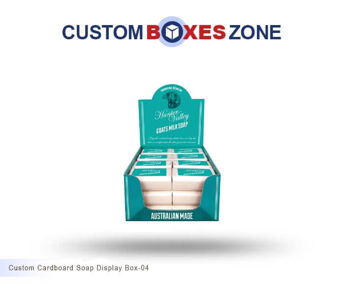 Custom Printed Cardboard Soap Display Packaging Boxes Wholesale