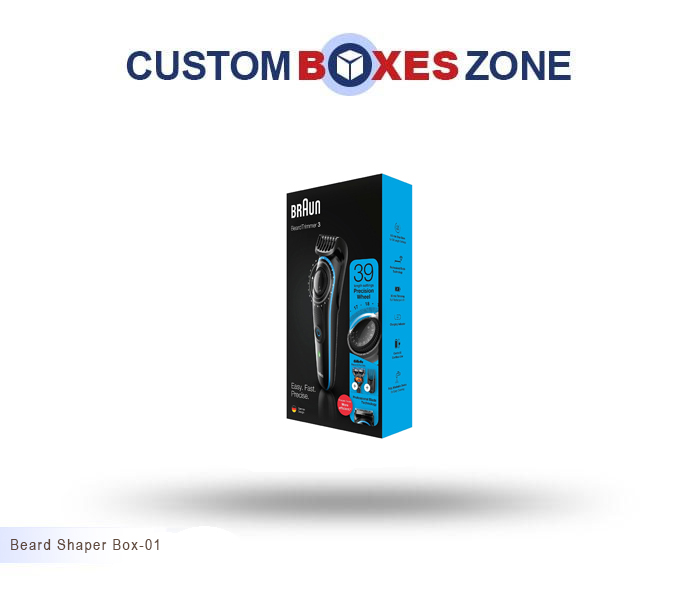 Custom Printed Beard Shaper Packaging Boxes Wholesale