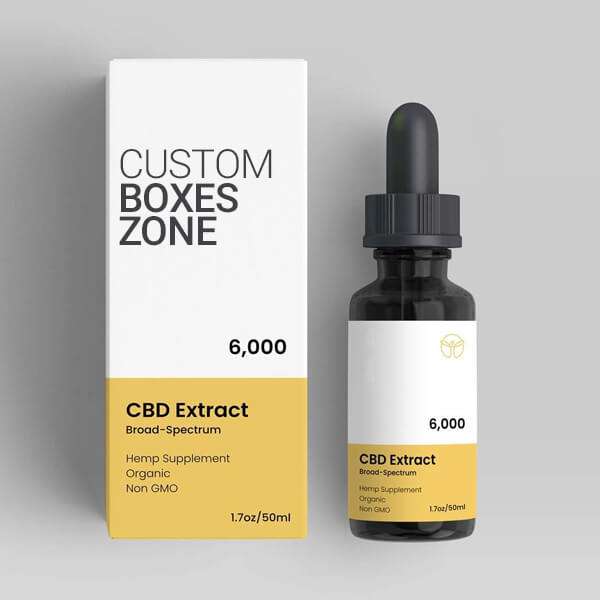 Custom Oil Packaging (Wholesale Custom Blank CBD Oil Boxes)