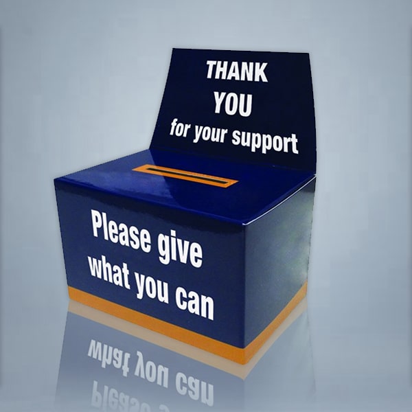 Custom Printed Charity Packaging Boxes Wholesale