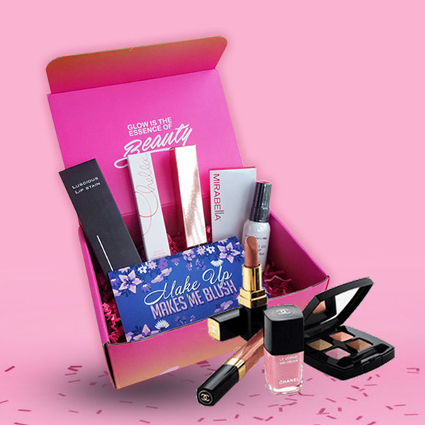 Custom Die Cut Cosmetic & Makeup Box Packaging 