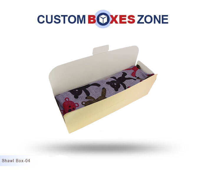 Custom Printed Shawl Packaging Boxes Wholesale