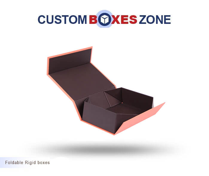 Custom Printed Foldable Rigid Packaging Boxes Wholesale