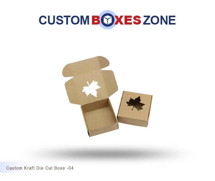 Custom Printed Kraft Die Cut Packaging Boxes Wholesale