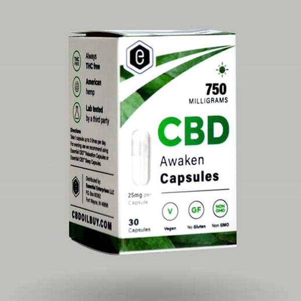 Custom Printed CBD Capsule Boxes